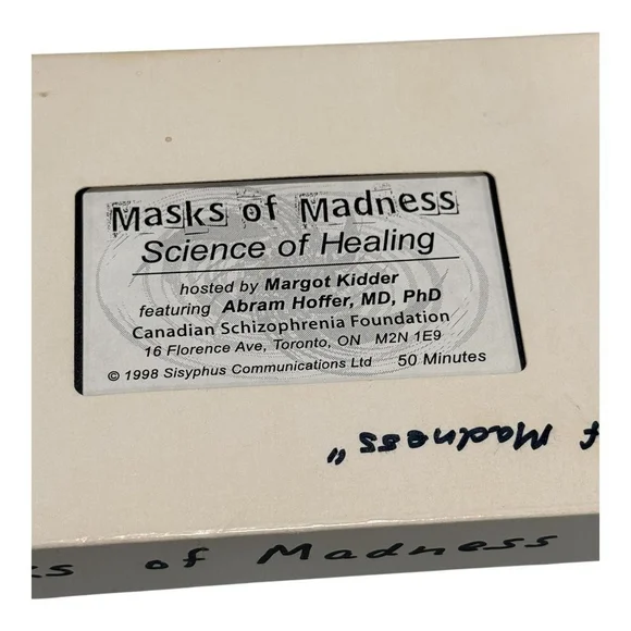 Vintage Masks of Madness Science of Healing VHS 1998 Documentary Margot Kidder - Picture 2 of 6